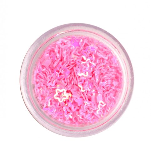 Nail Art Blumen in Dunkelrosa