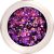 Nail Art Pailletten in Lila klein