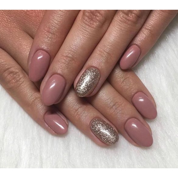 Gel Polish - DN101 Gold Glitter 