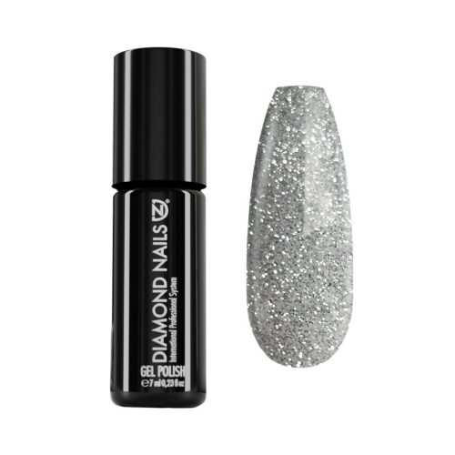 Gel Polish - DN105 Silver Glitter