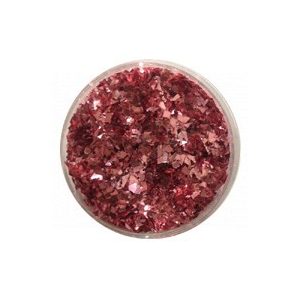 Glitter Flakes in metallic Rosa