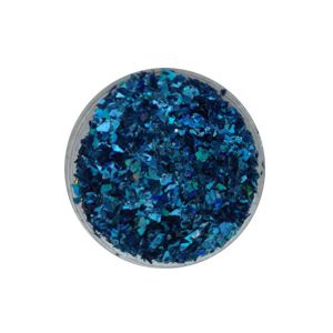 Glitter Flakes in metallic Blau 