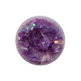 Glitter Flakes in Lila