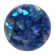 Glitter Flakes in Blau