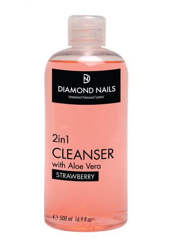 2in1 UV Gel Cleanser Erdbeere 500ml mit Aloe Vera Extrakt