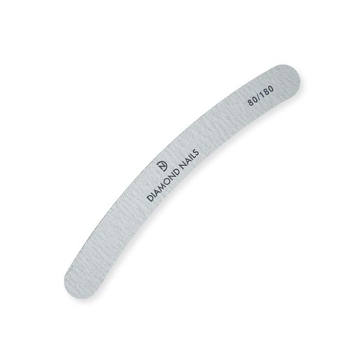 Nagelfeile gebogen in Grau 80/180