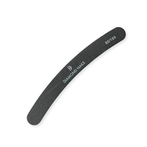 Nagelfeile gebogen in Schwarz 80/180