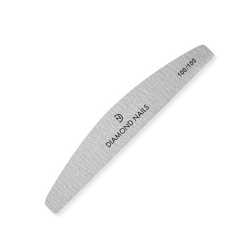 Gebogen Grau 100/100 Nagelfeile für präzises Formen und sanfte Glättung der Naturnägel