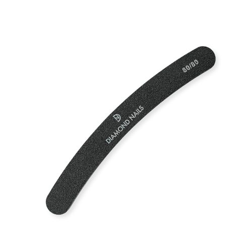 Nagelfeile gebogen in Schwarz 80/80