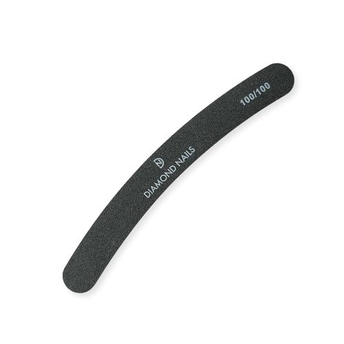 Nagelfeile gebogen in Schwarz 100/100