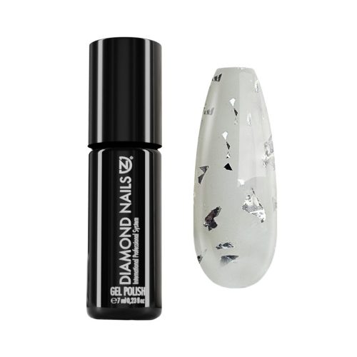 Gel Polish - DN111 - Silver Flakes