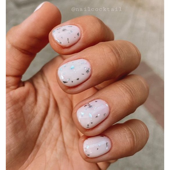 Gel Polish - DN111 - Silver Flakes