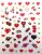 Nagelsticker in Valentin