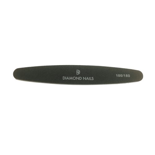 Nagelfeile ovale in Schwarz 100/180