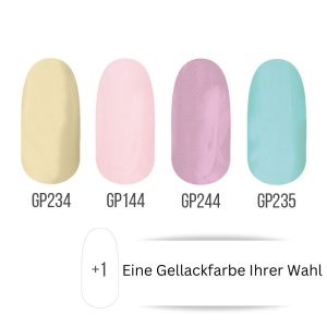 Gel Polish - Frühlingsfarben I. 4+1 Packung