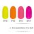 Gel Polish Set Neon Sommer 4+1 – UV/LED, Glanz, Gratisfarbe