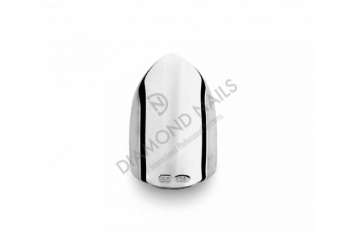 Classic Elegant Short Silber Nagelschmuck