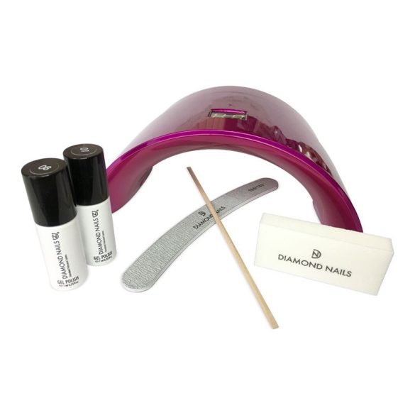 One Step Gel Polish Starter Set mit Lampe (C16 UV-LED)