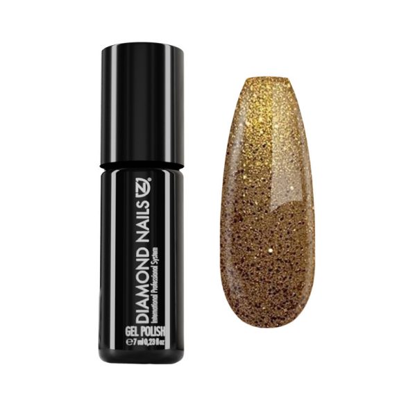 Gel Polish - DN118 Gold Shine Glitzer