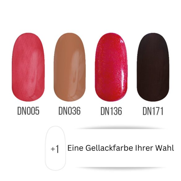 Gel Polish - Herbstfarben  II. 4+1 Packung