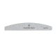 Nagelfeile Trapez in Grau 80/180