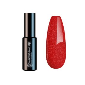 Gellack 4ml - DN136 - Mini-Glitzer Weihnachtsrot - HEMA-frei