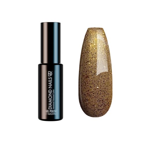 Gellack 4ml - DN118 - Glitzerndes Goldocker - HEMA-frei