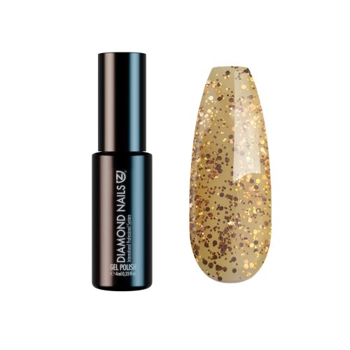 Gel Polish 4ml - DN226 Sparkling Gold