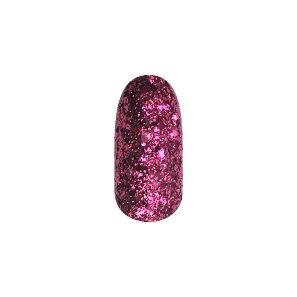 Metall Flitter Deko - Dunkel Rosa