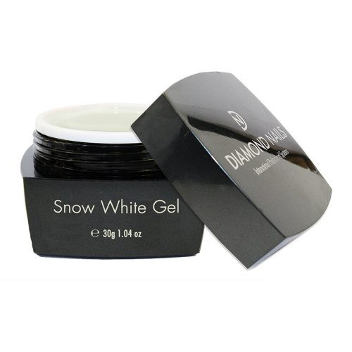 Snow White Aufbaugel 30g – Natürliches Weiß für French Nails – HEMA-frei - Diamond Nails