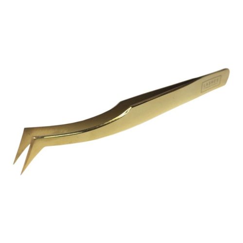 Volume Wimpern Pinzette  Gold