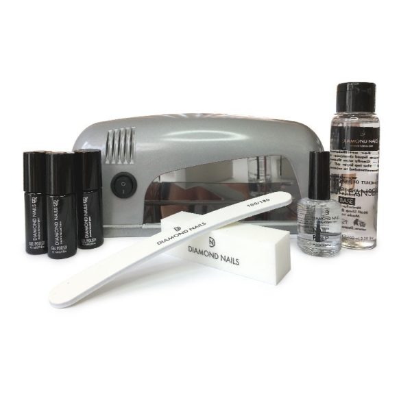 Gellack Starter Set mit 9W UV Silber Lampe  /3,33/