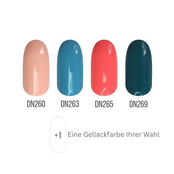 Gel Polish - Sommerfarben 2021 I. 4+1 PACKUNG