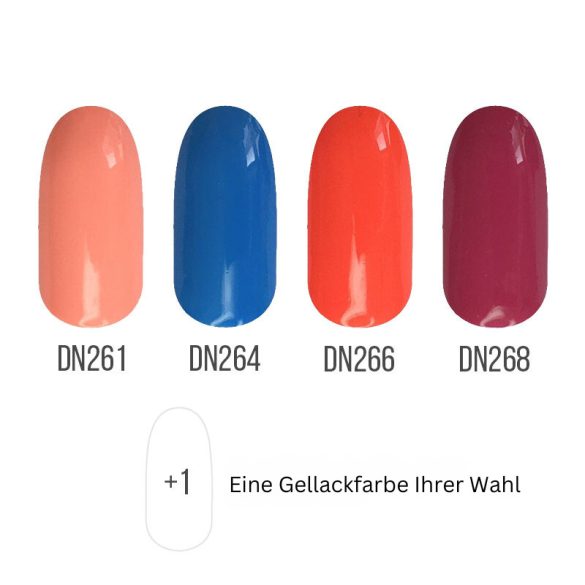 Gel Polish - Sommerfarben 2021 II. 4+1 PACKUNG