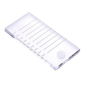 Wimpernglas mit Nummerierung und Kleberhalter