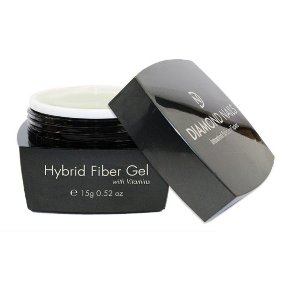 Hybrid Fiberglas Gel mit Vitamine 15 g - White