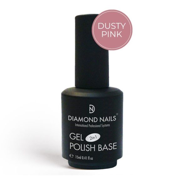 Gel Polish - Rubber Base Dusty Pink 15ml