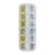 Gold-Silber Rechteckige Nageldekoration (In Box, 12 Arten)