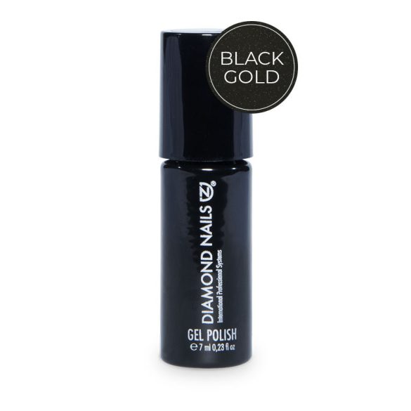 Gel Polish - Rubber Base  Black Gold  7ml