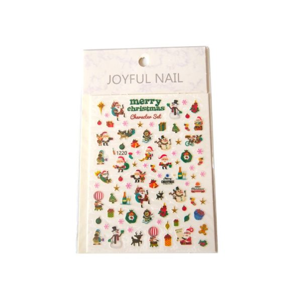 Nagelsticker in Weihnachtsschuck 1220