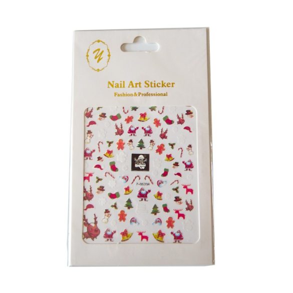 Nagelsticker in Weihnachtsschmuck Z-D5708