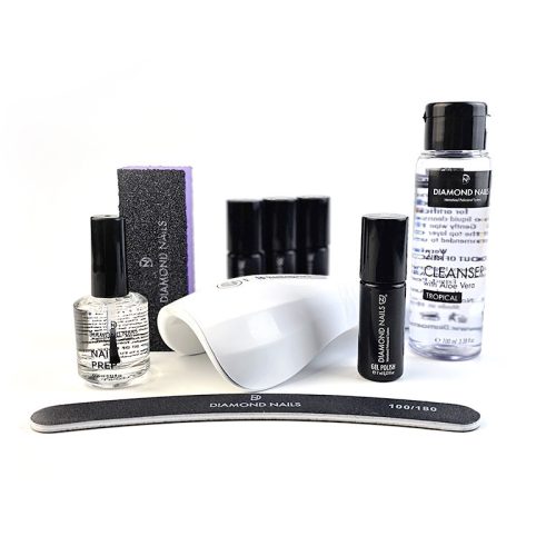 Gellack Starter-Set mit SUNX36 10W UV/LED Lampe – Perfekte Nägel wie im Nagelstudio Diamond Nails