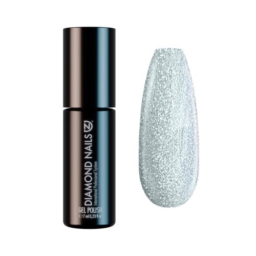 Gel Polish - DN312 Snowfall Sparkle 7ml  (Transparenter Glitzer mit Schneeschimmer)