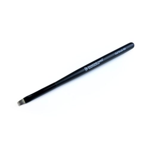 Gel Pinsel Gr.6 in Schwarz-Weiß für präzise Gel-Modellage - Diamond Nails