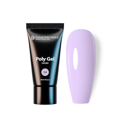 Diamond-nails-PolyGel 04 - Milky Violett - 30ml HEMA- und TPO-frei