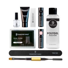 Diamond-Nails-Polygel-Starterset ohne Lampe