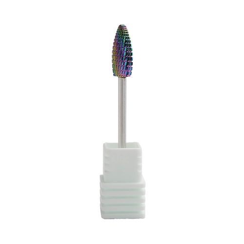  Diamond-Nails-Karbid-Schleifkopf  Kegel  lamellenförmig multicolor