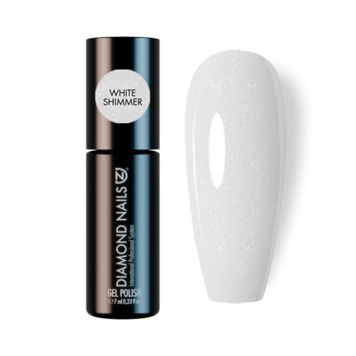 Gel Polish - Rubber Base White Shimmer 7ml