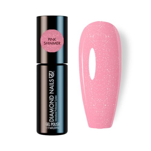 Gel Polish - Rubber Base Pink Shimmer 7ml