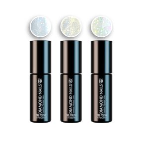 Glitzerndes FM Top Coat Set 1 für funkelnden, langanhaltenden Glanz auf Gelnägeln und Nagellack